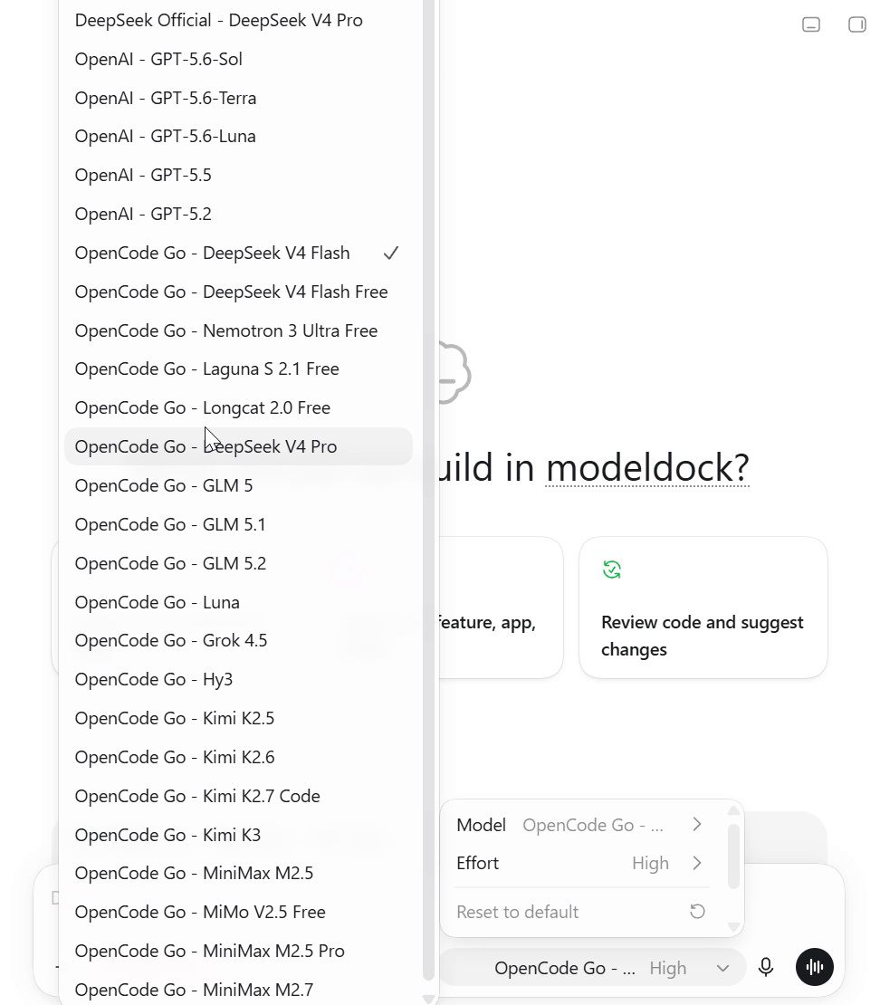 Codex 模型选择器中显示原生模型与附加路由